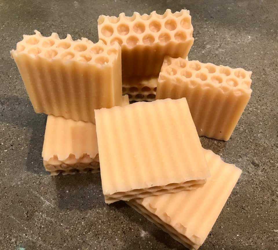 Hand Made Wildflower Honey Cold Processed Soap